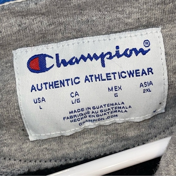 Champion Hoodie Custom Bleached Sz L - Picture 7 of 10